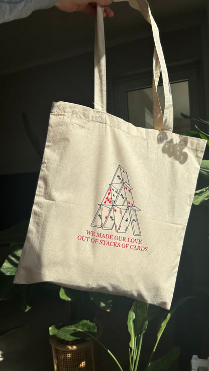 Paper houses tote bag