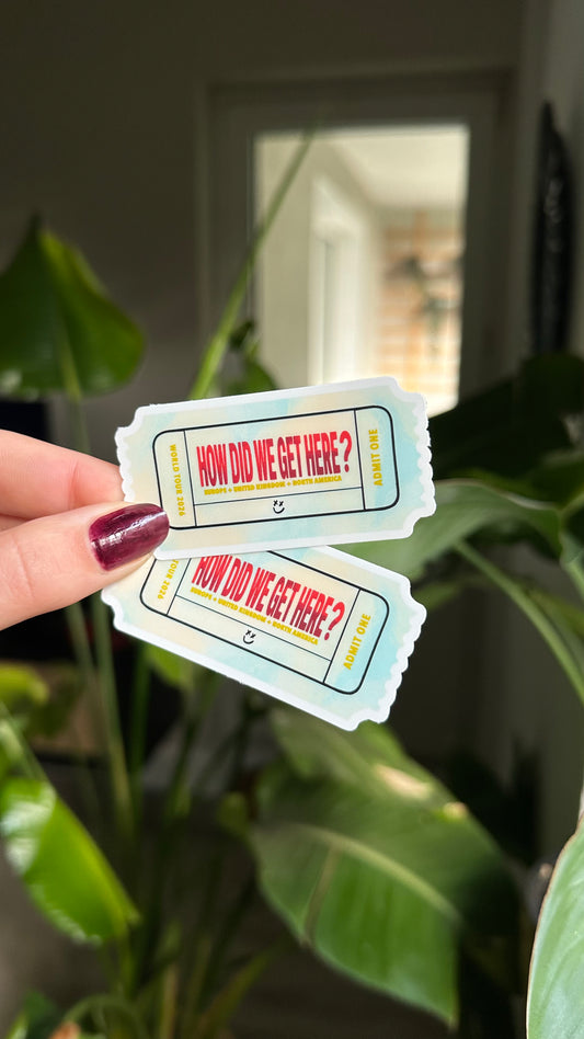 Hdwgh louis ticket sticker