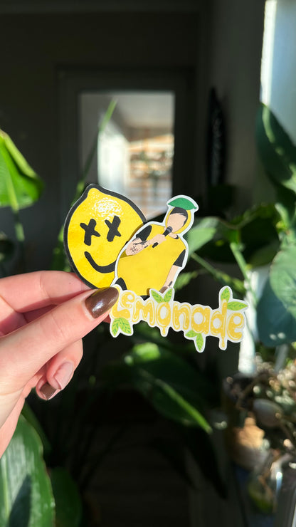 Lemonade inspired stickers