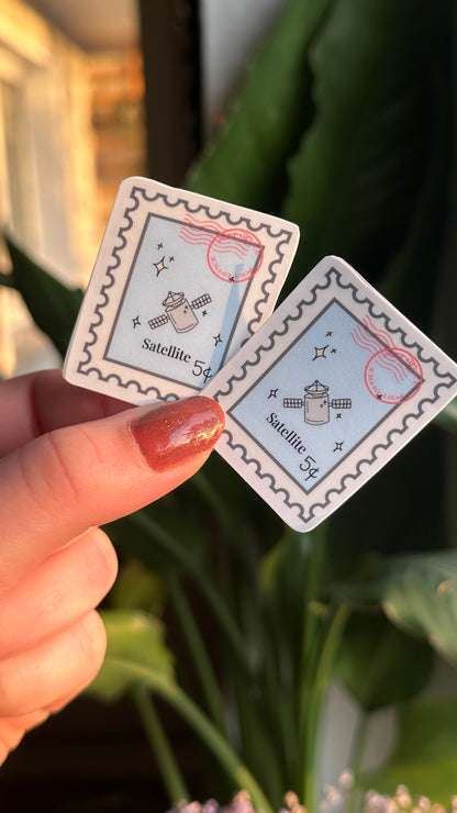 28& Satellite stamp stickers