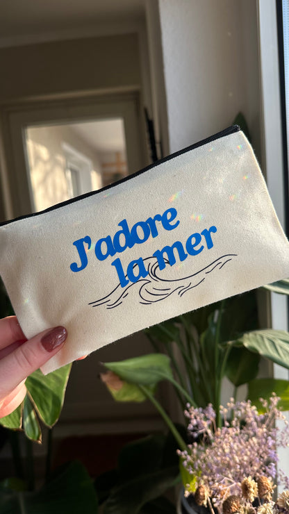 Jadore la mer makeup bag