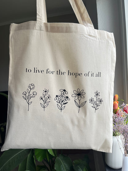 August tote bag