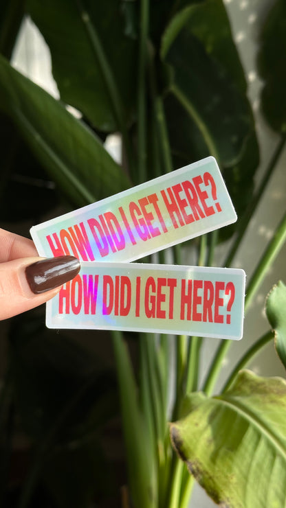Hdigh holographic sticker