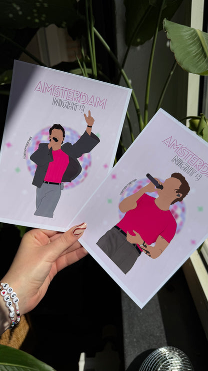 Together tour Amsterdam outfit Art Prints