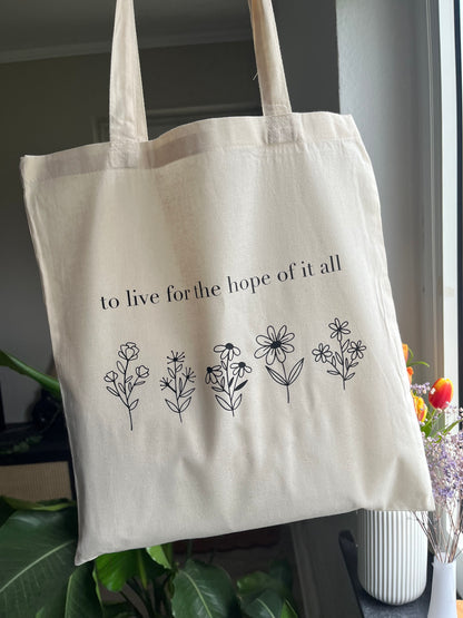 August tote bag