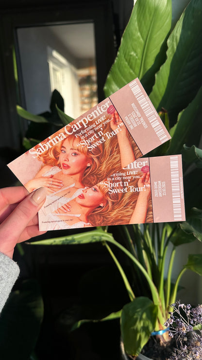 short n sweet ticket