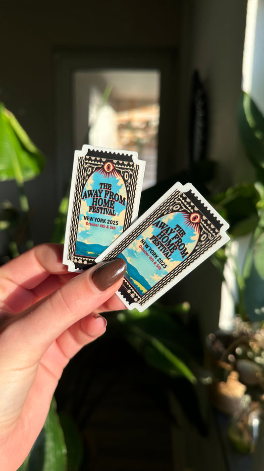 Afh Festival Ticket Sticker