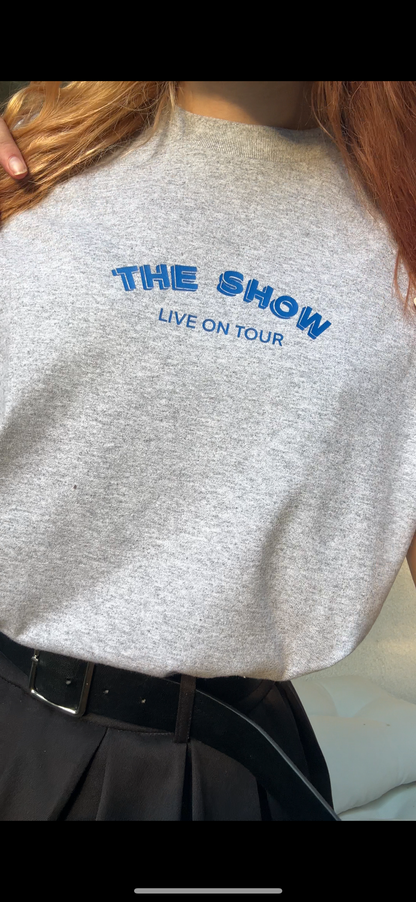 The show setlist tshirt