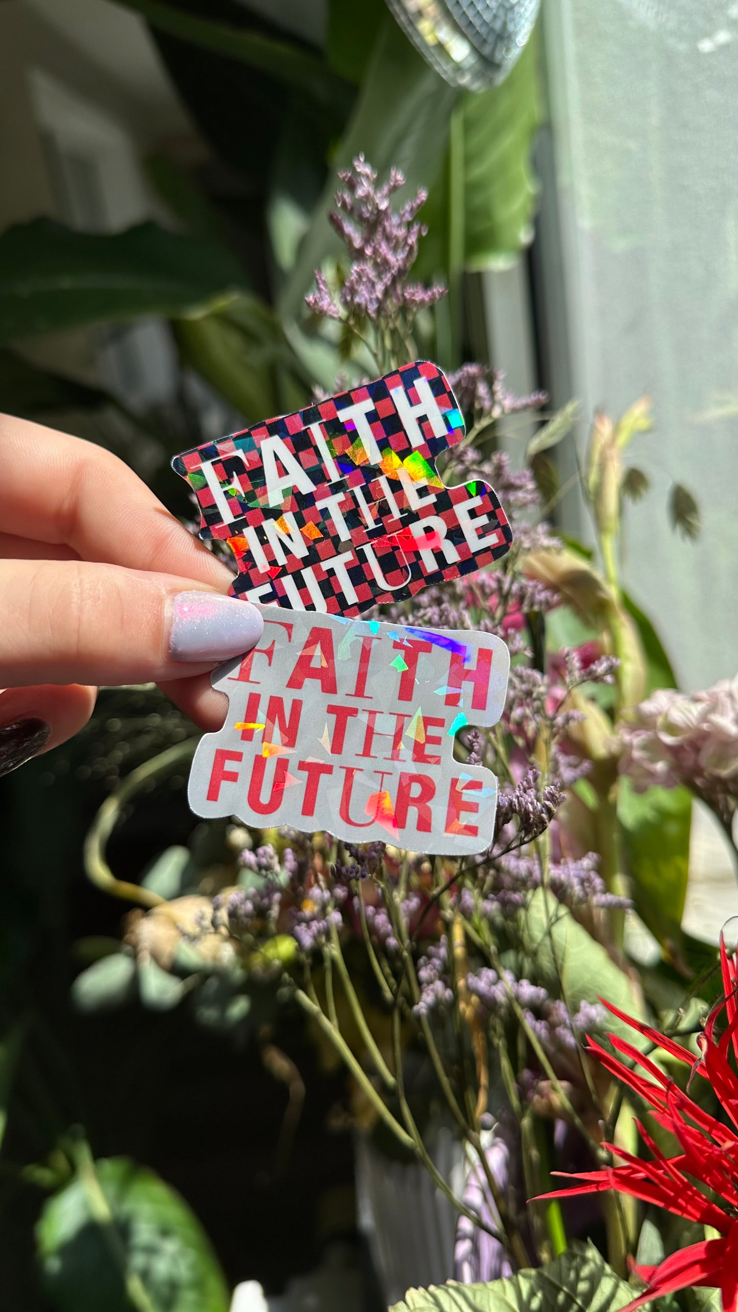 Waterproof fitf Silver mirror Stickers