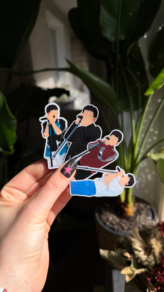 Waterproof hdwgh Outfit stickers