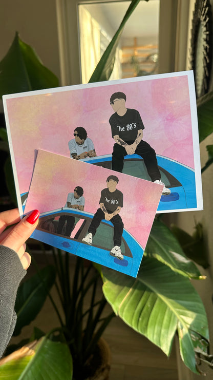 on the road inspired Art Prints