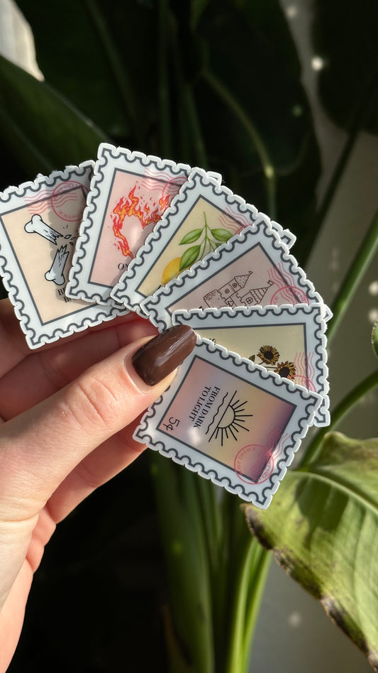 Louis hdigh inspired Stamp Stickers