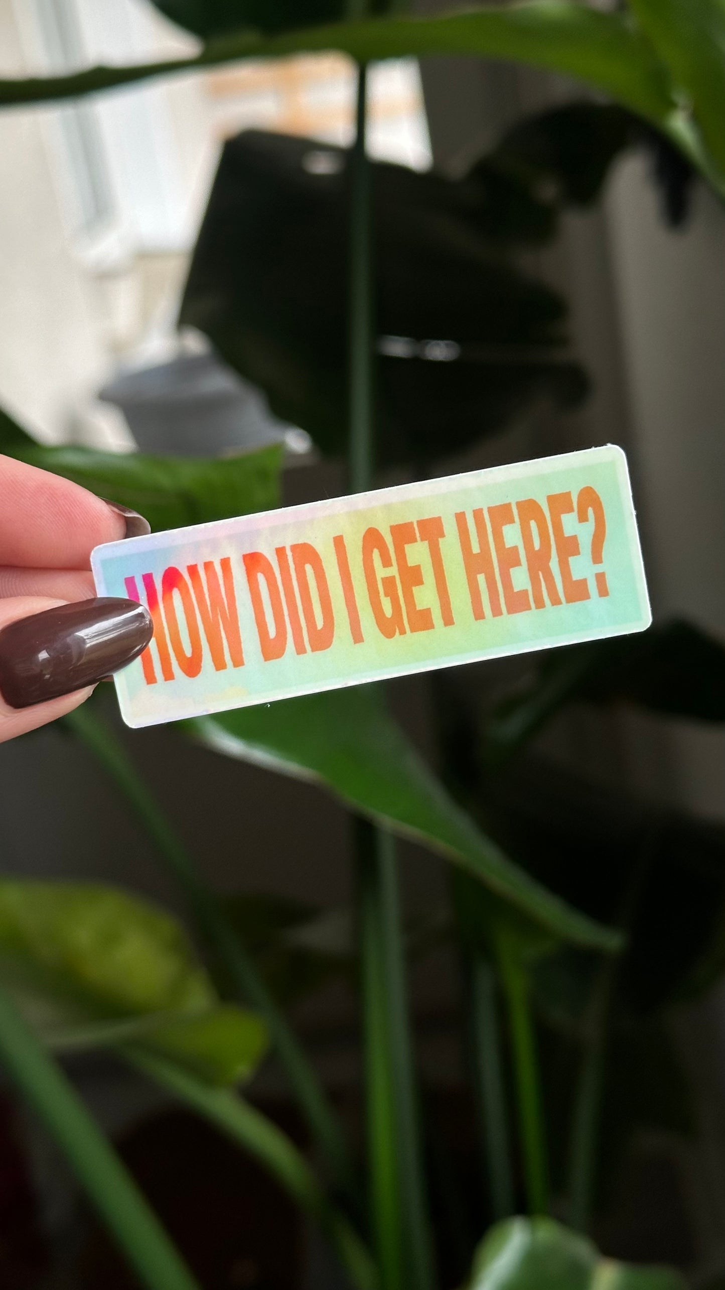 Hdigh holographic sticker