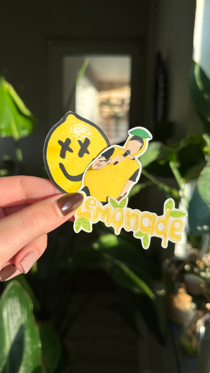 Lemonade inspired stickers