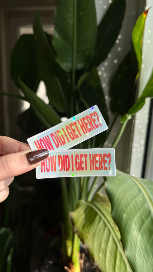 Hdigh holographic sticker