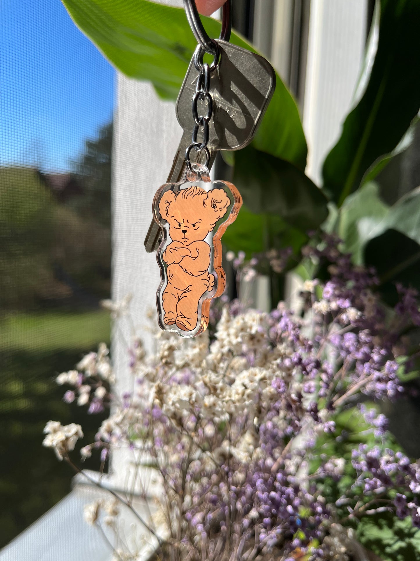 teddy keychain