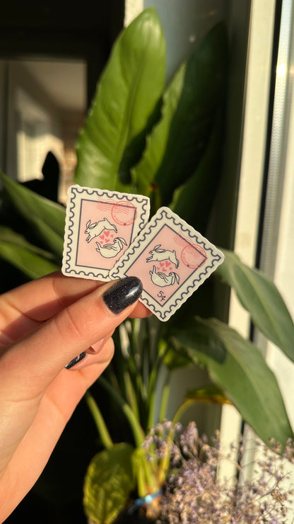 Fruitman inspired stamp stickers