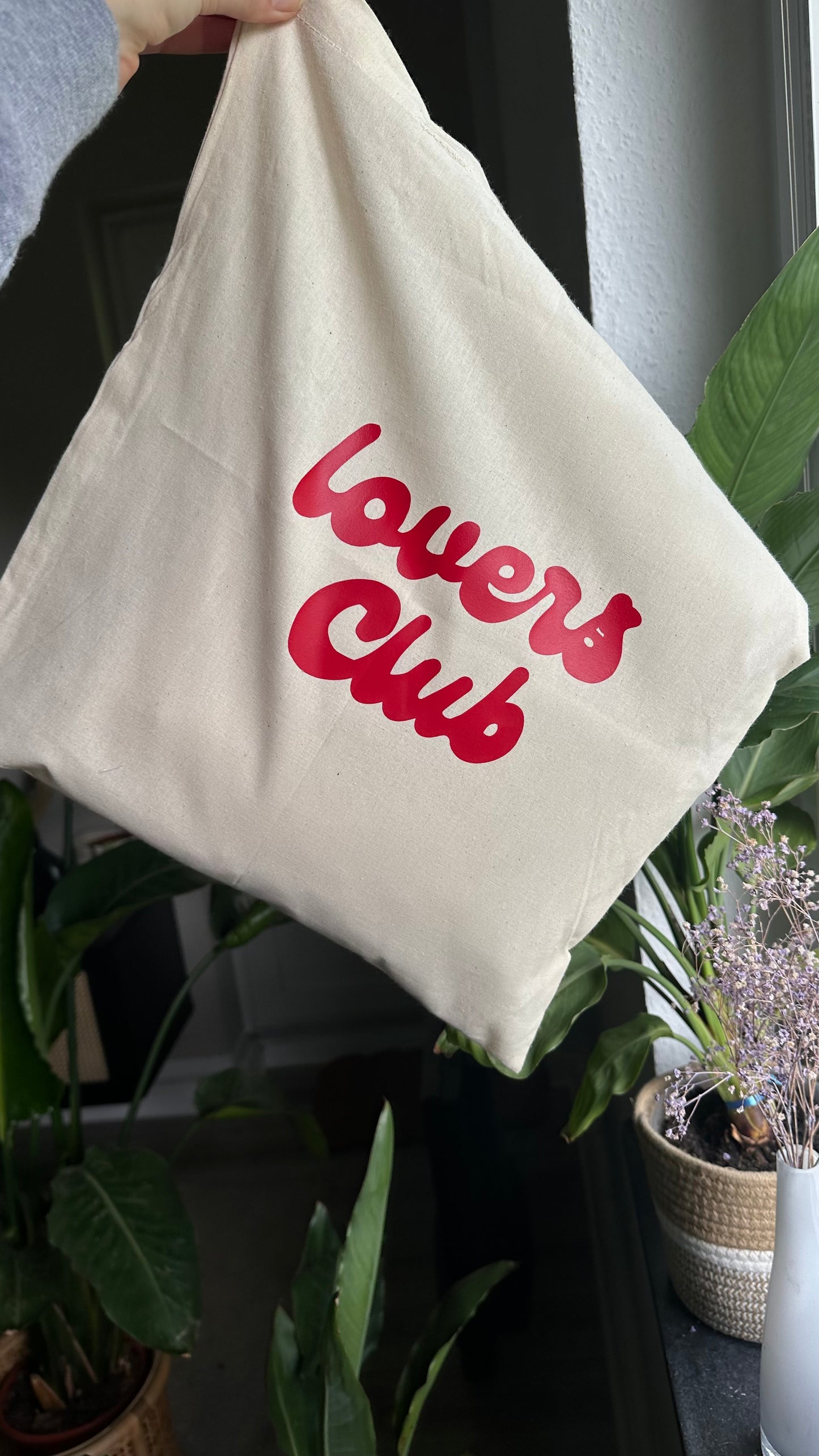 Lovers club tote bag