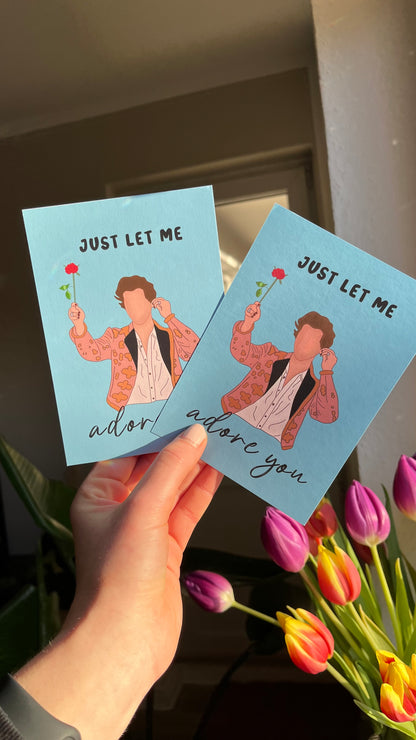 Harry Adore you/Valentines day cards/ Greeting cards