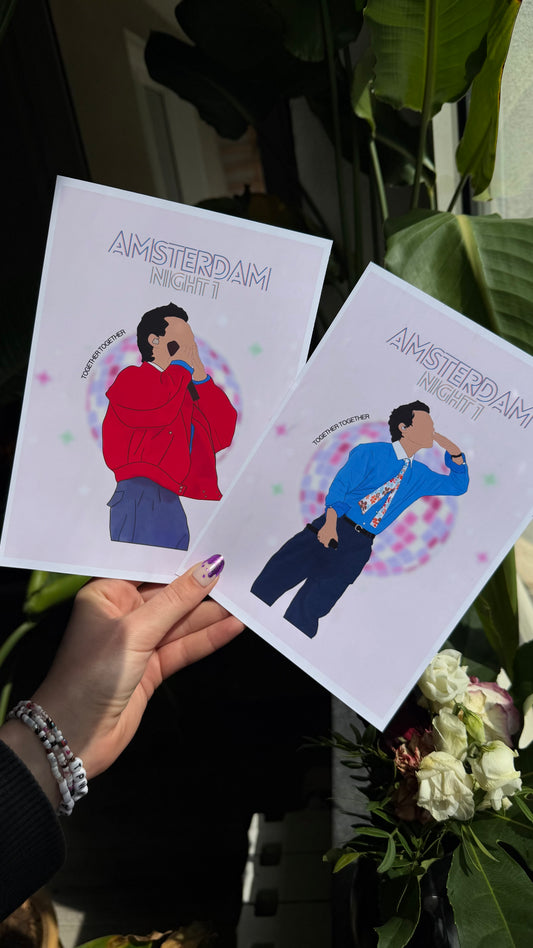 Together tour Amsterdam outfit Art Prints