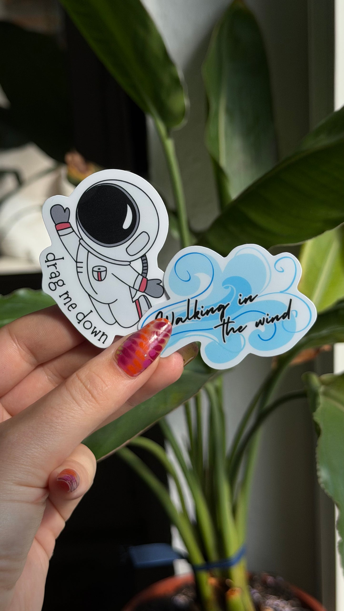 In the AM inspired stickers waterproof