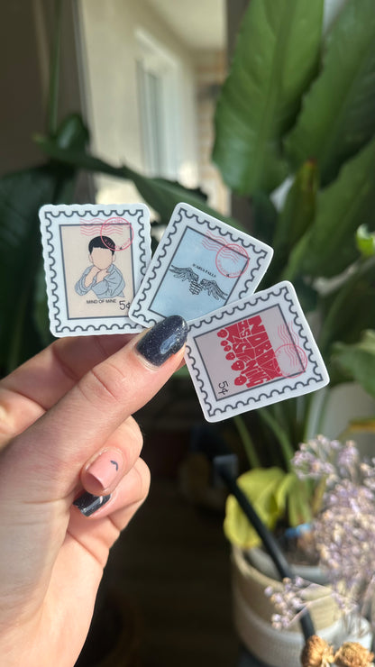 Zayn inspired stamp stickers
