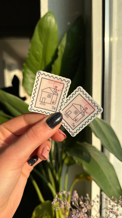 Fruitman inspired stamp stickers