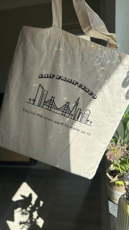 San Fransisco tote bag