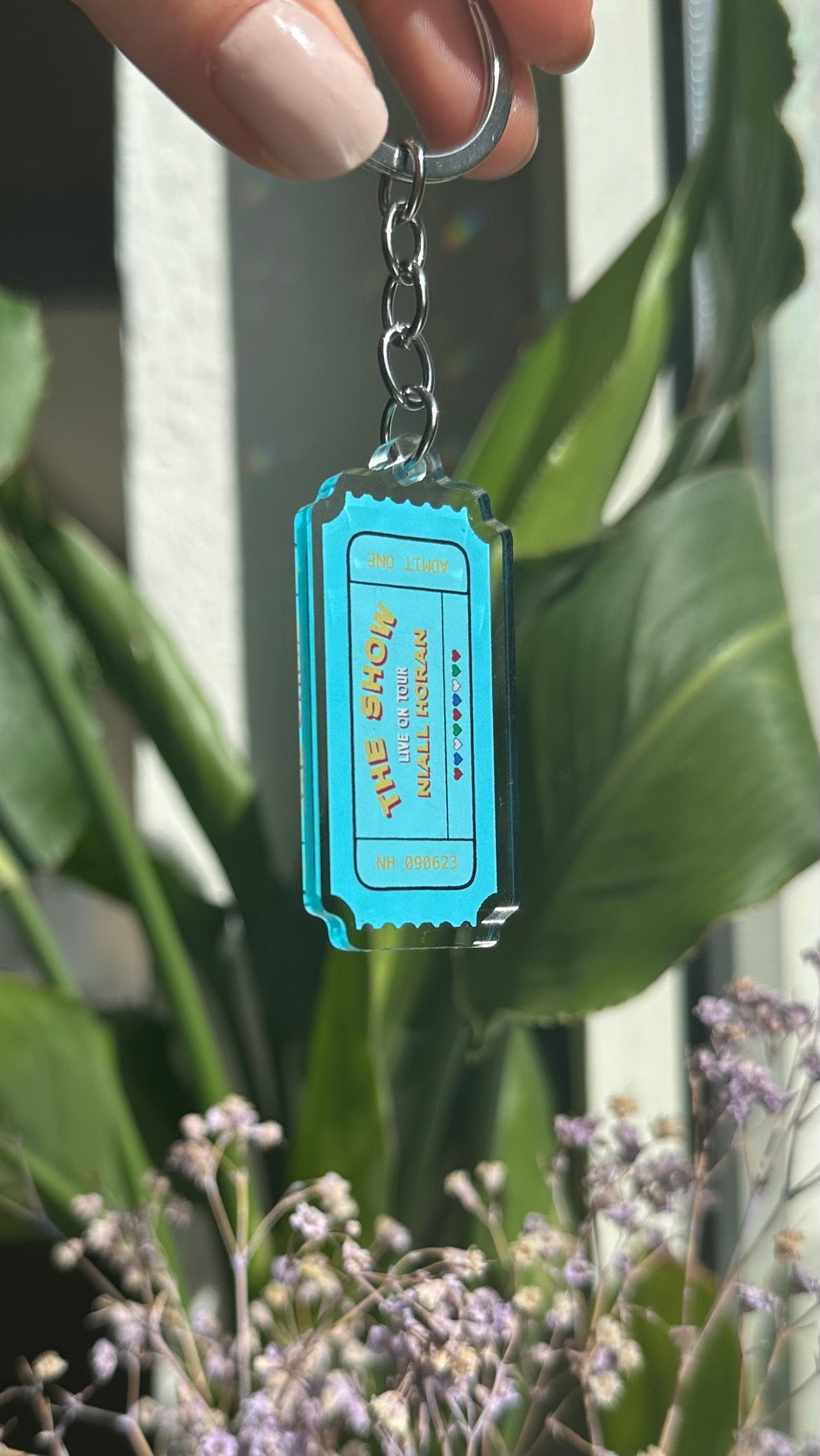 The show ticket keychain