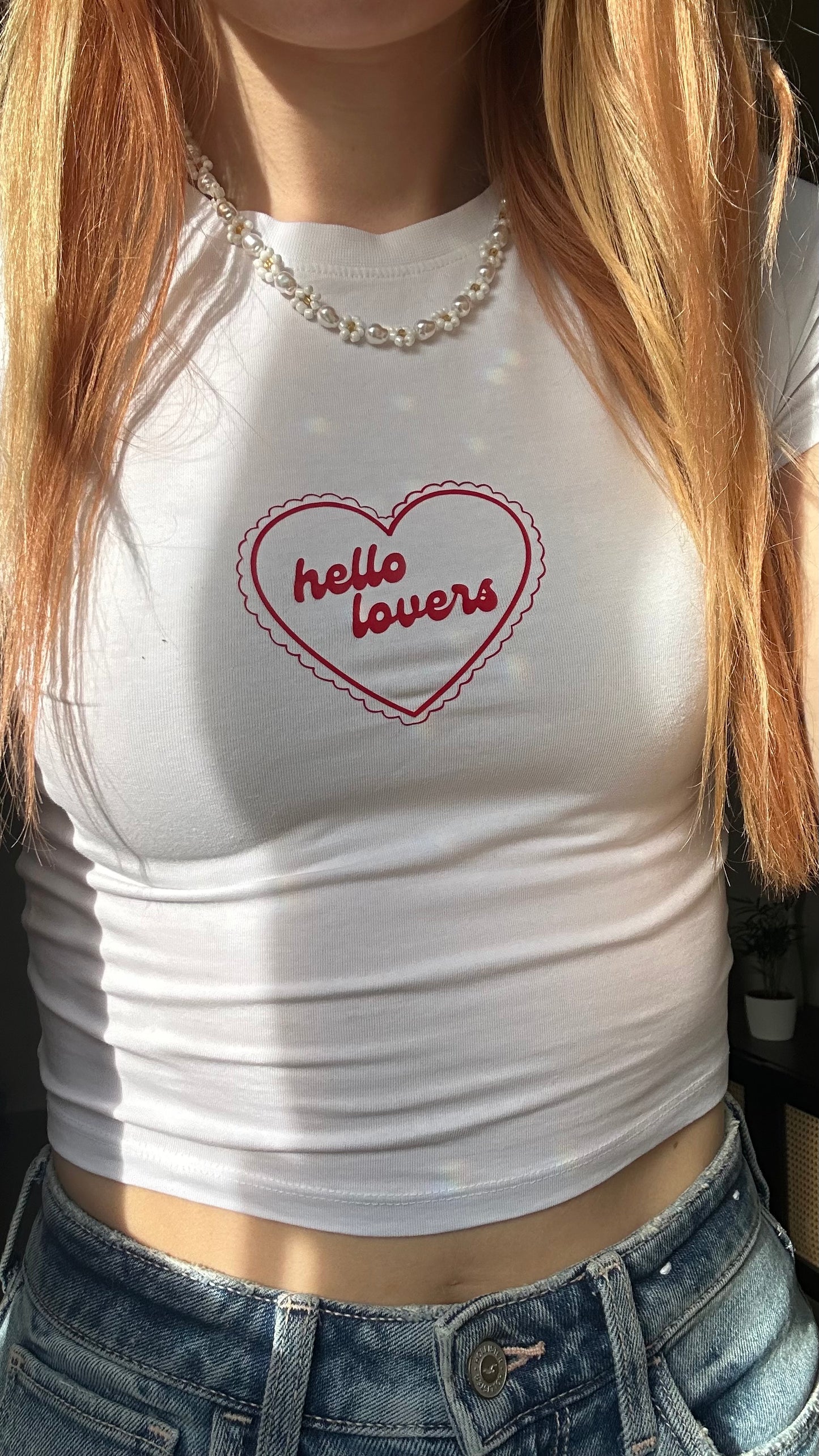 Lovers heart baby tee