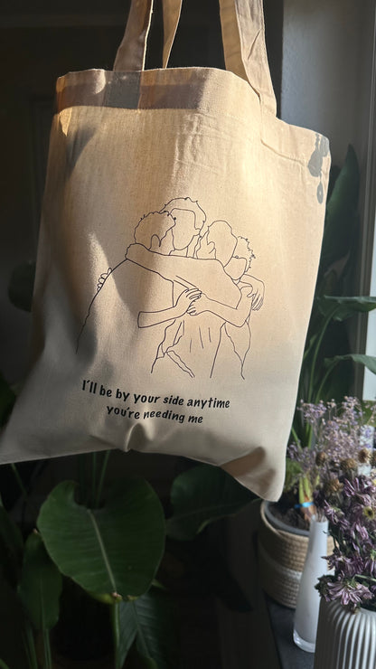 1D hug tote bag