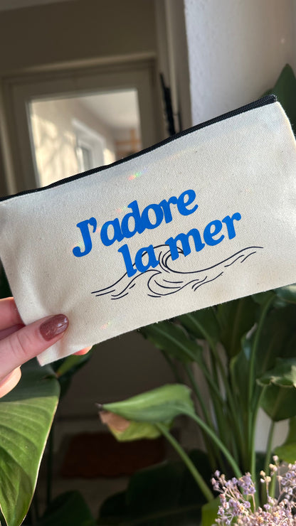 Jadore la mer makeup bag
