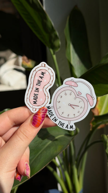In the AM stickers waterproof