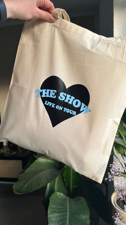 THe Show heart tote bag