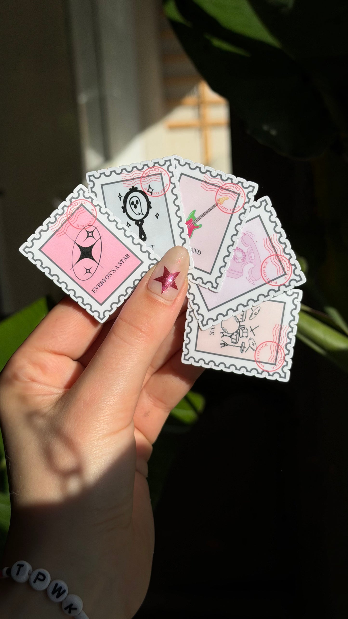 EAS inspired stamp stickers