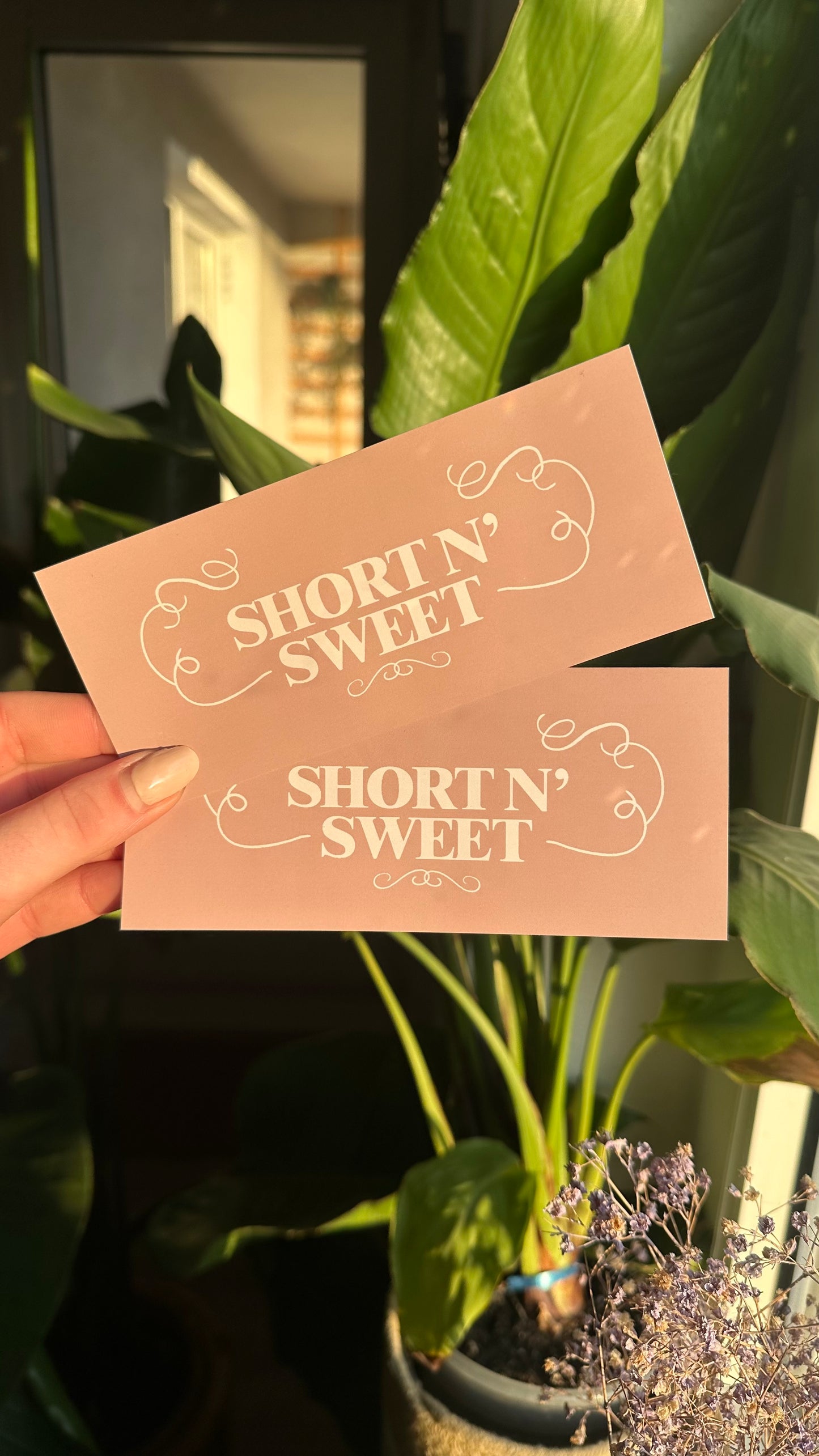 short n sweet ticket