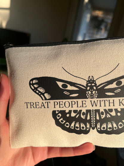 TPWK moth makeup bag