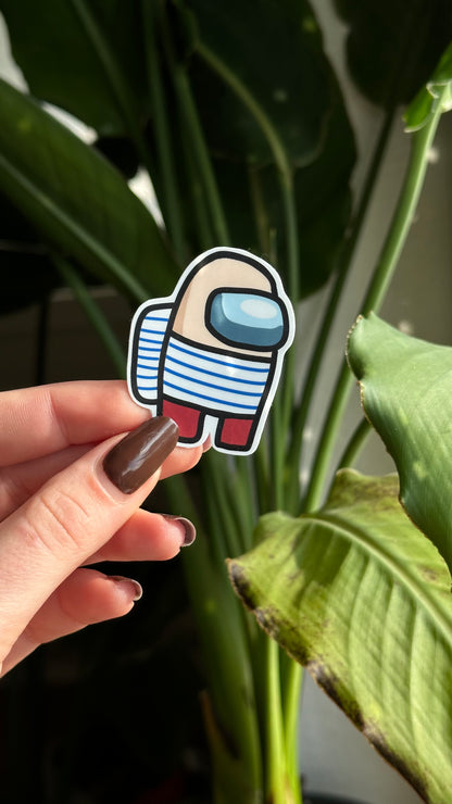 Louis imposter waterproof sticker