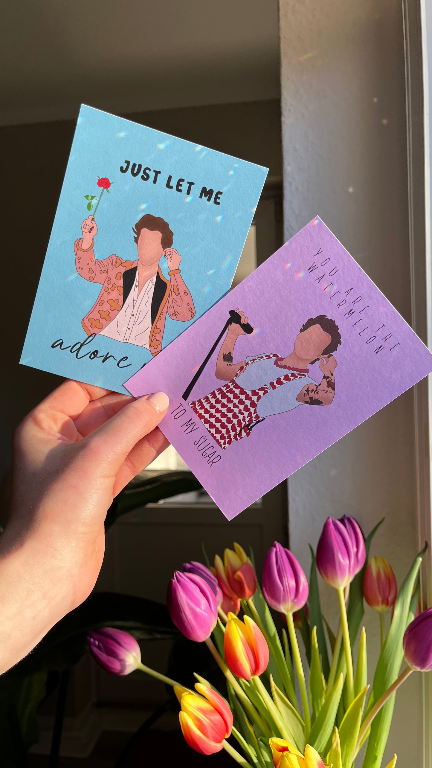 Harry Adore you/Valentines day cards/ Greeting cards