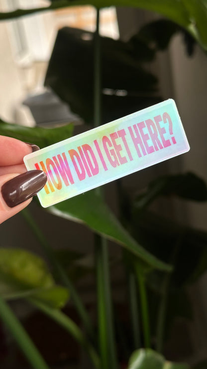 Hdigh holographic sticker