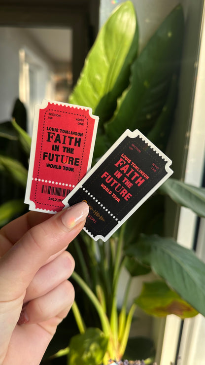 Waterproof Lt fitf Ticket Stickers