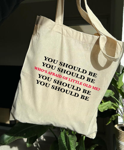 Who’s afraid tote bag