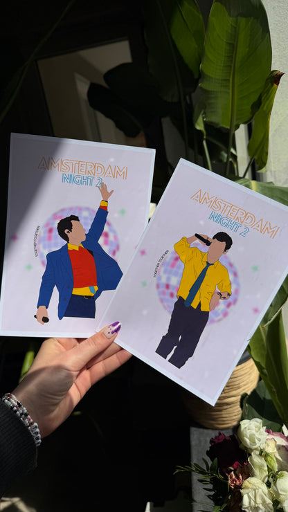 Together tour Amsterdam outfit Art Prints