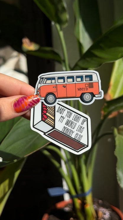 Wmyb stickers waterproof