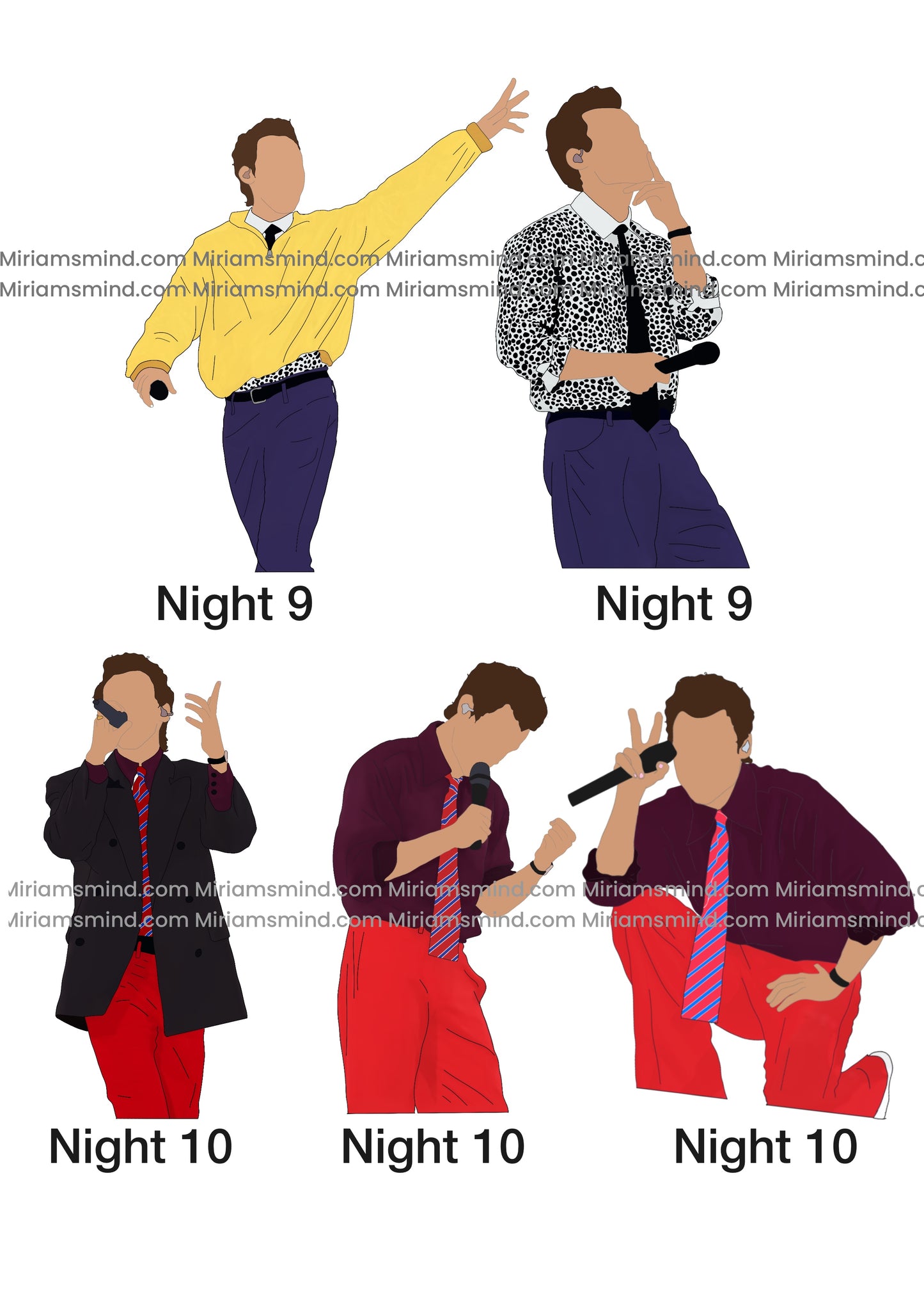 Together tour Amsterdam outfit Art Prints