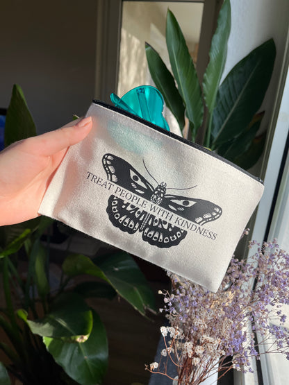 TPWK moth makeup bag