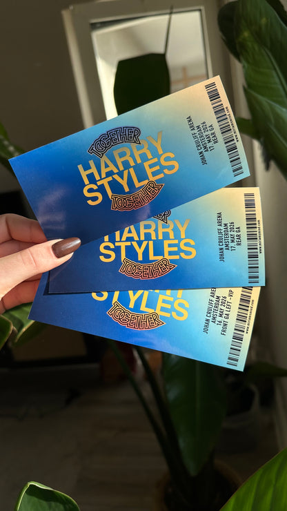 Together fan tickets customizable