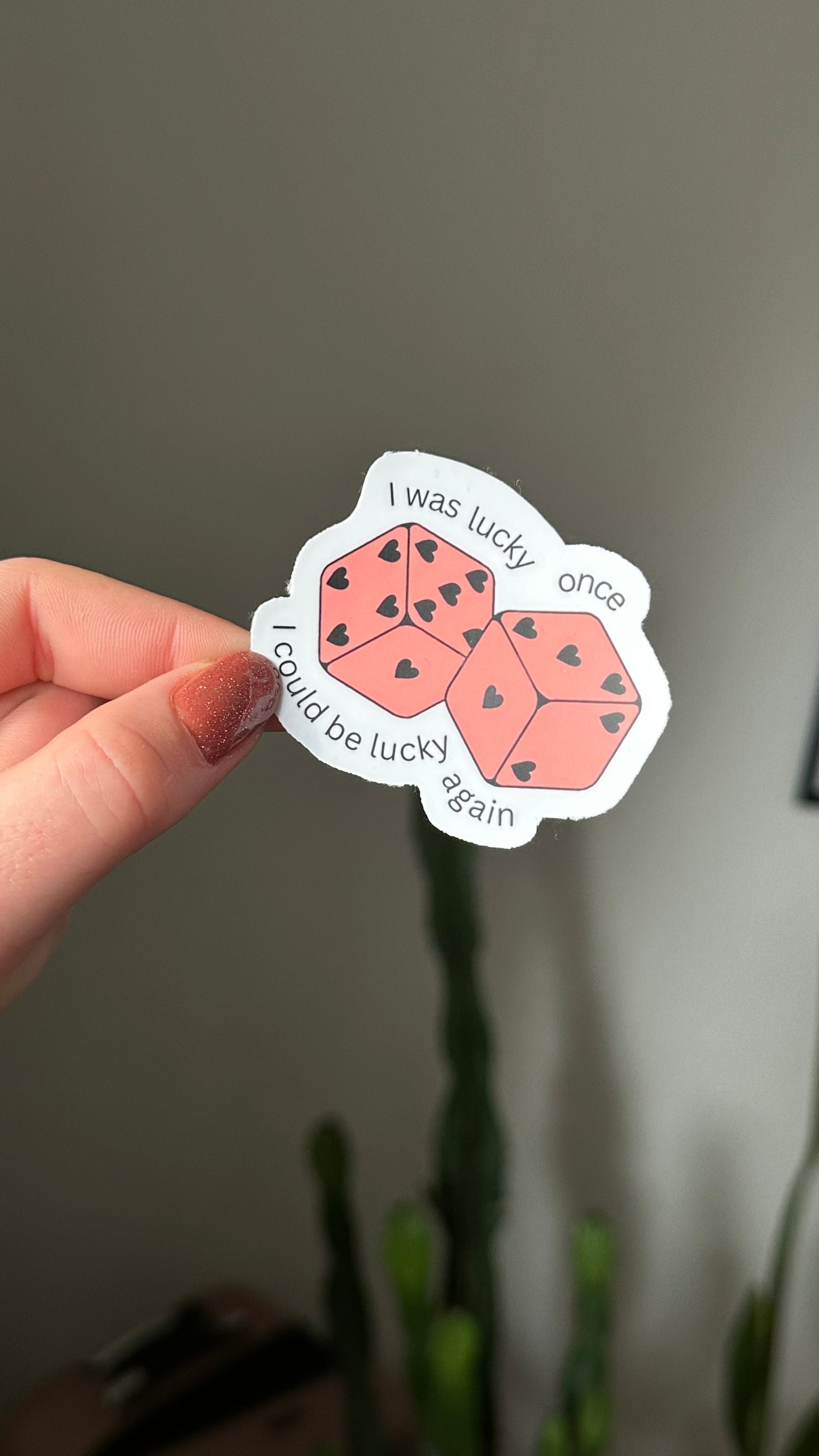 Lucky Again Sticker