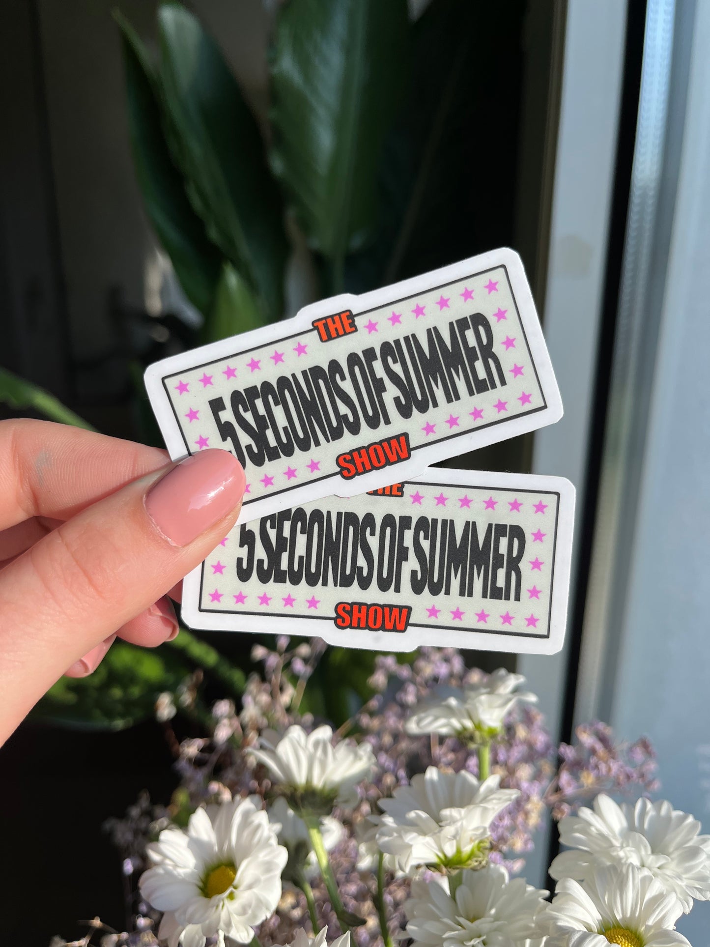 The 5sos show stickers