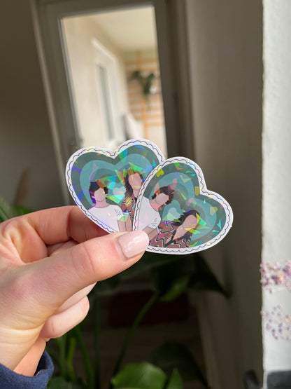 waterproof Larry Heart Stickers